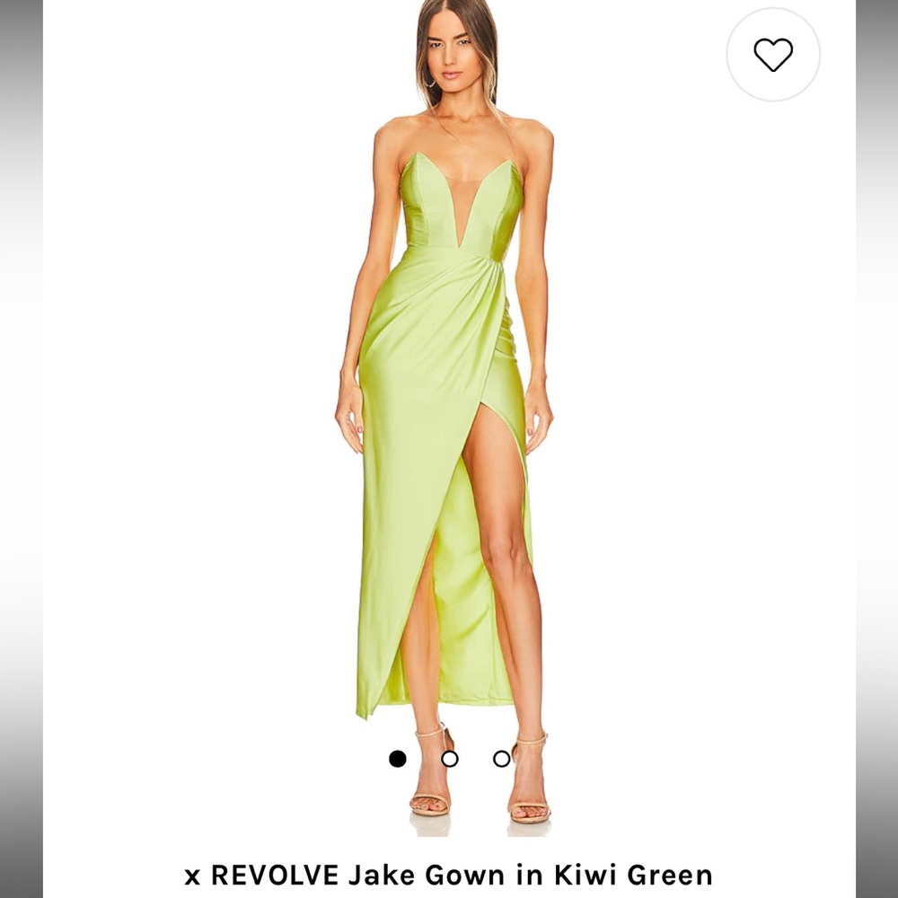 Revolve Jake Gown in kiwi